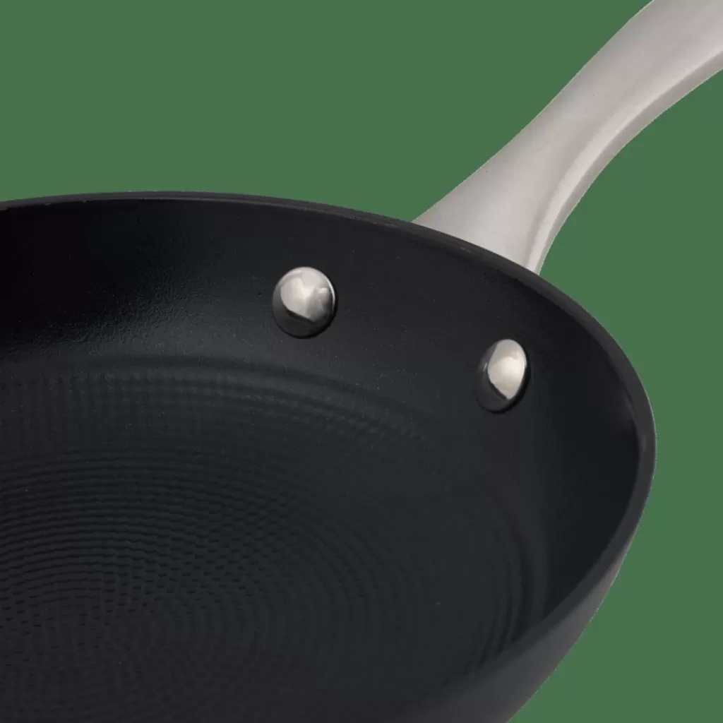 CASA A POINT® Sartén Profesional Antiadherente - Negra Ultraligera para Cocinas Modernas 

(，