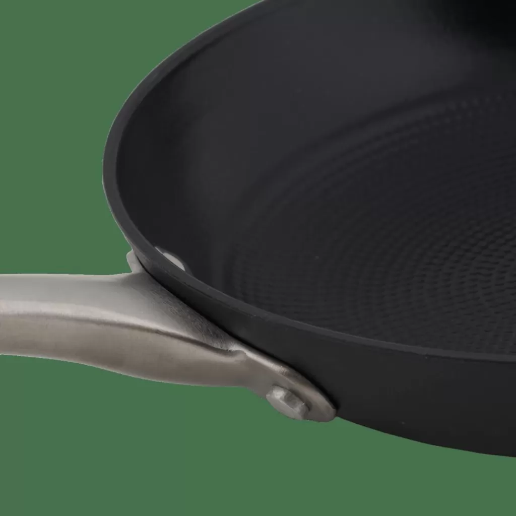CASA A POINT® Sartén Profesional Antiadherente - Negra Ultraligera para Cocinas Modernas 

(，