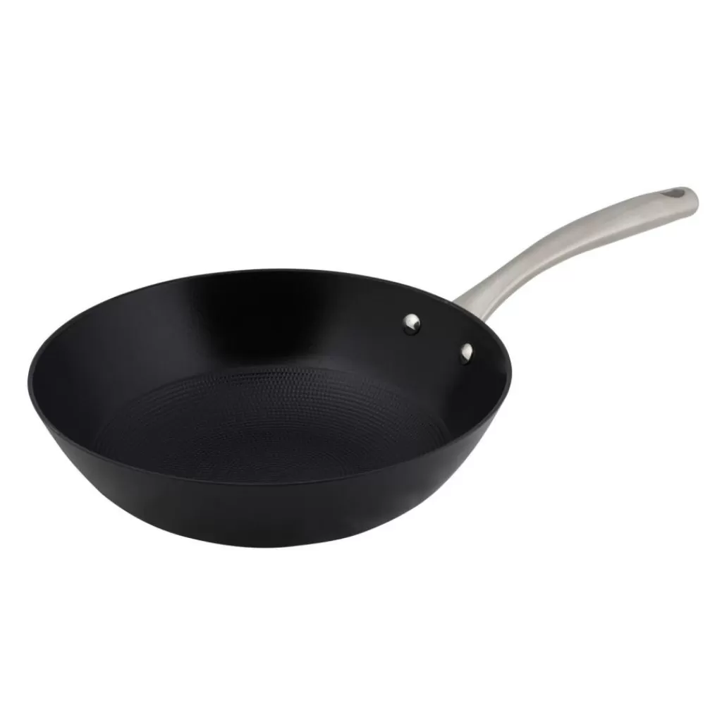 Wok Negro Profesional Casa A Point - Sartén Antiadherente de Carbón para Cocinar como Chef