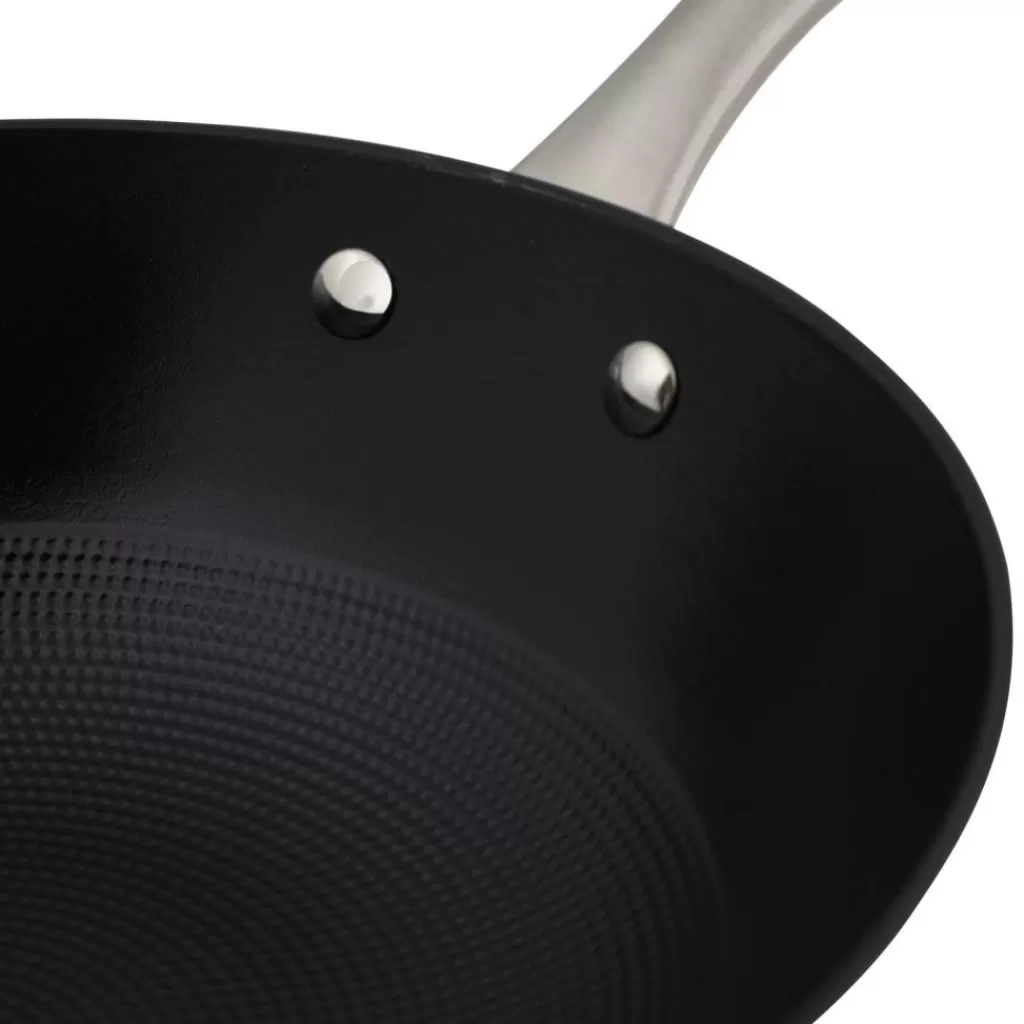 Wok Negro Profesional Casa A Point - Sartén Antiadherente de Carbón para Cocinar como Chef