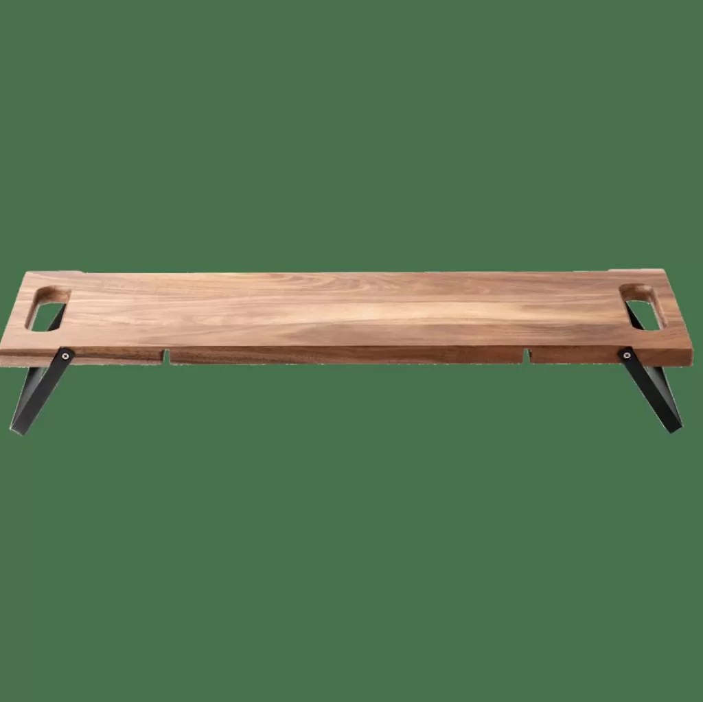 Bandeja y Platos de Servicio Elegantes | Diseño Moderno en Negro y Natural - CASA ACACIA Línea LUX 

Este conjunto incluye una bandeja de presentación resistente con acabado negro mate y detalles en tonos naturales, ideal para servir con estilo. Fabricado en materiales duraderos para uso diario o eventos especiales. Elegancia y funcionalidad en tu mesa con ACACIA.