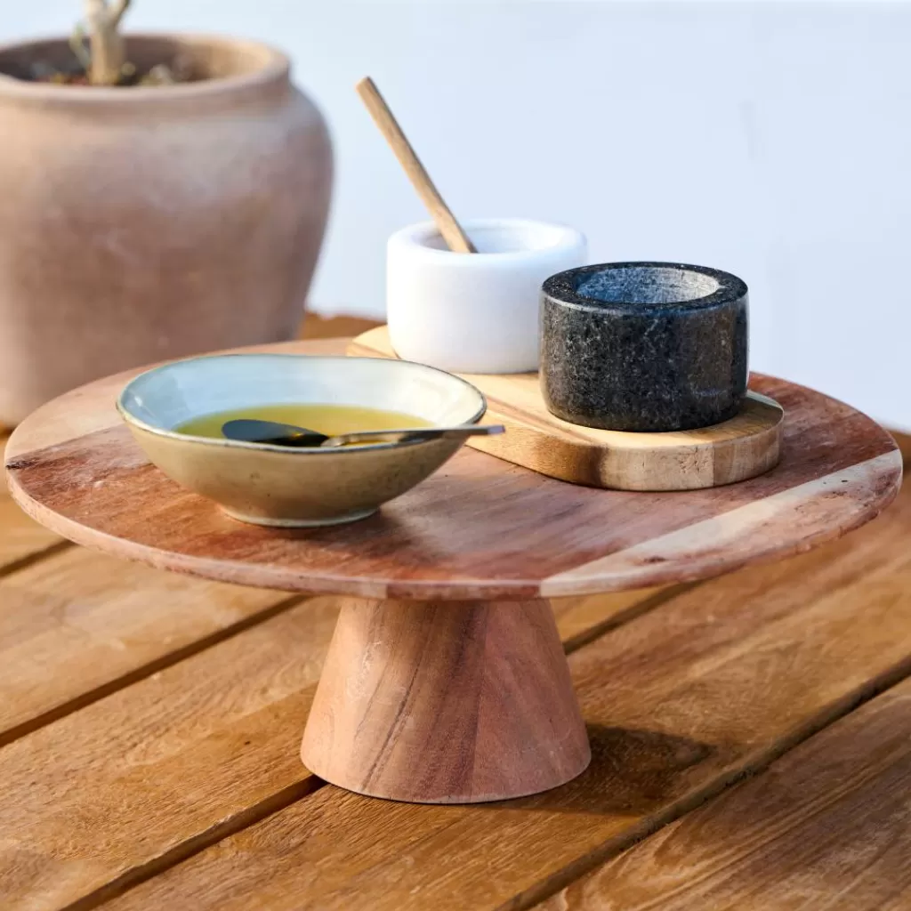 CASA ACACIA - Caja Organizadora de Joyas Elegante en Tono Madera, Estuche para Guardar Joyería y Accesorios