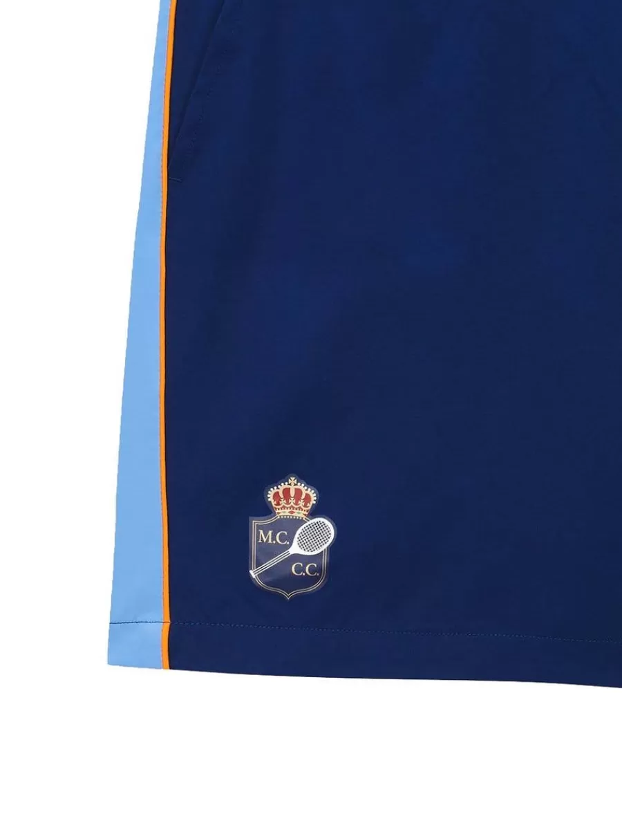 Sergio Tacchini - Bermudas Deportivas Advantage para Staff en Azul Marino | Comodidad y Estilo Profesional