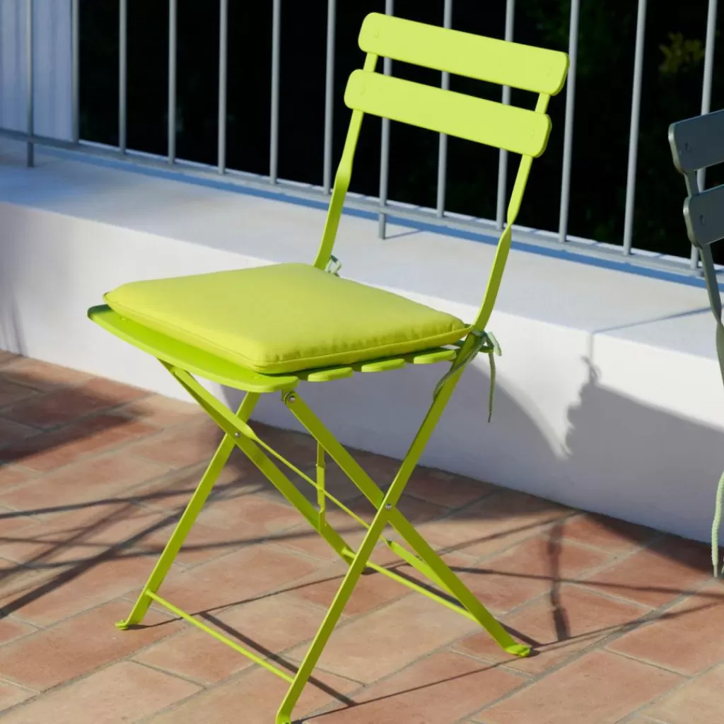 Almohadón Decorativo Lime para Terraza y Bistro - Cojín Exterior Premium Casa Azur, Diseño Fresco con Tela Respaldo Suave, Accesorio Impermeable para Jardín o Comedor al Aire Libre