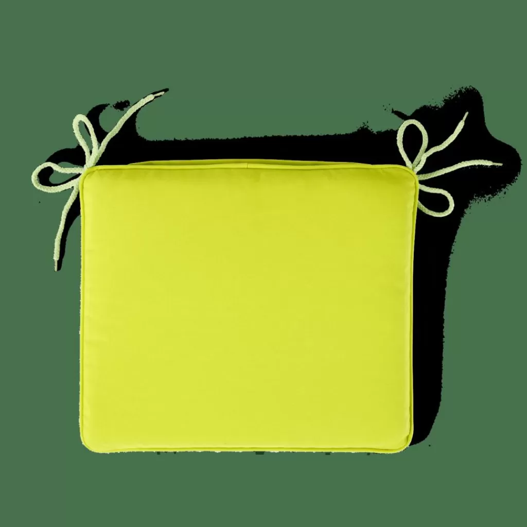 Almohadón Decorativo Lime para Terraza y Bistro - Cojín Exterior Premium Casa Azur, Diseño Fresco con Tela Respaldo Suave, Accesorio Impermeable para Jardín o Comedor al Aire Libre