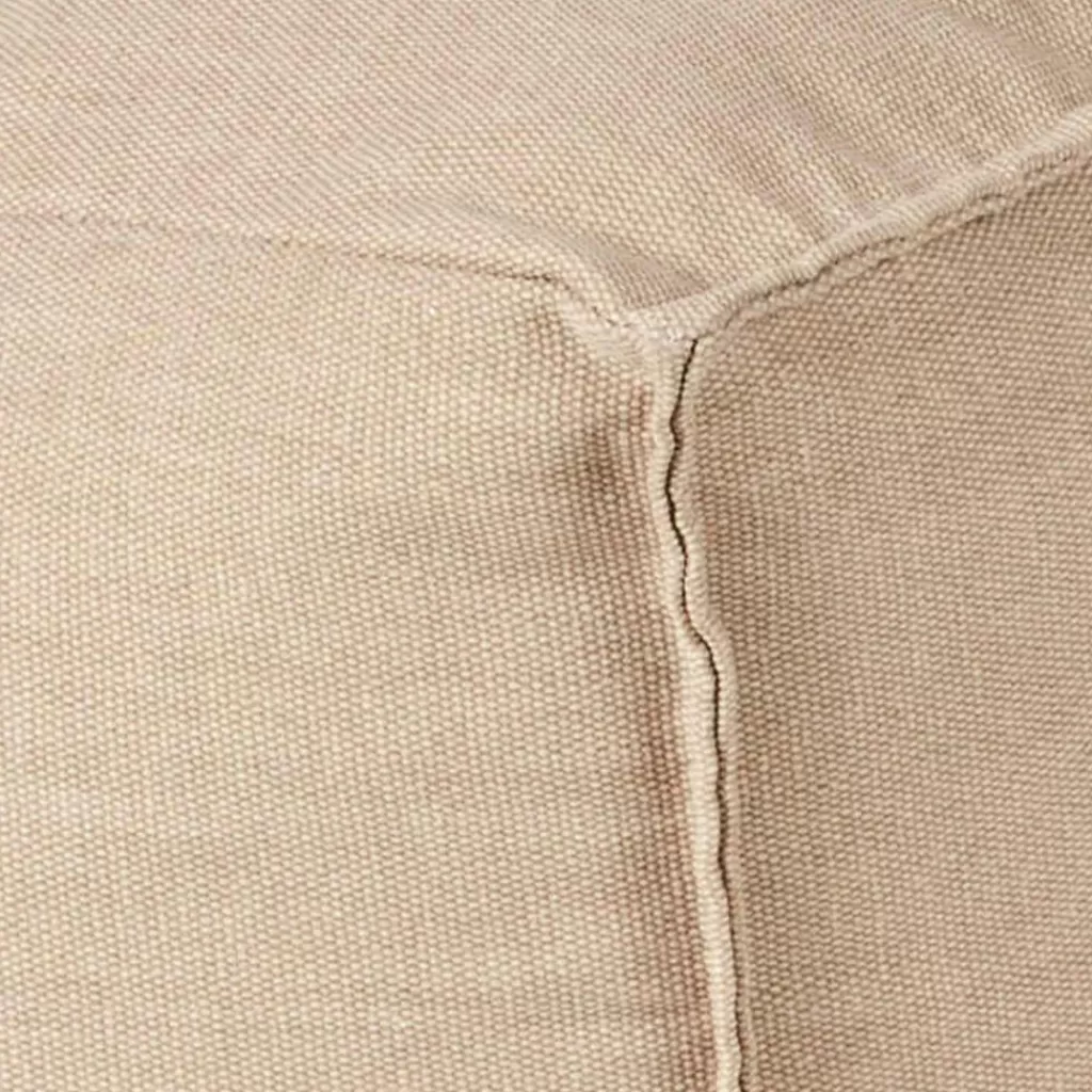 🌟 Puff de Diseño CASA BAGIE en Arena - Cojín Tapizado en Chenille Suave para Salón, Elegancia y Comodidad en Sofás