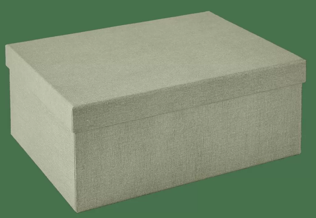 Caja Organizadora Portátil Grande Casa Bigso - Diseño Moderno en Menta para Hogar u Oficina