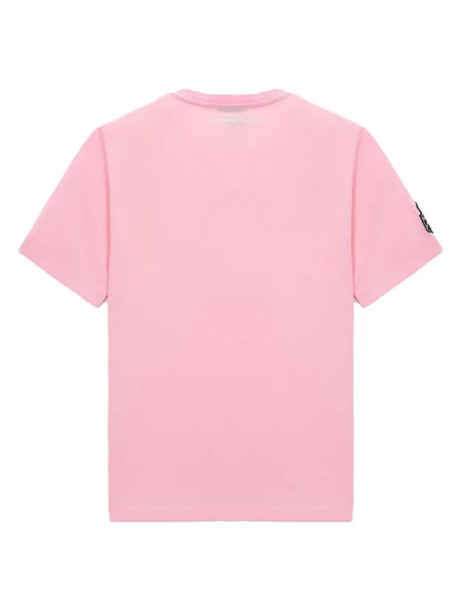 Sergio Tacchini Bimane MCH - Camiseta Deportiva en Rosa Suave, Diseño Moderno y Comodidad Superior