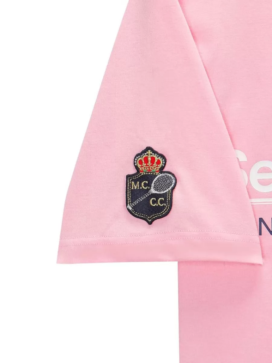 Sergio Tacchini Bimane MCH - Camiseta Deportiva en Rosa Suave, Diseño Moderno y Comodidad Superior