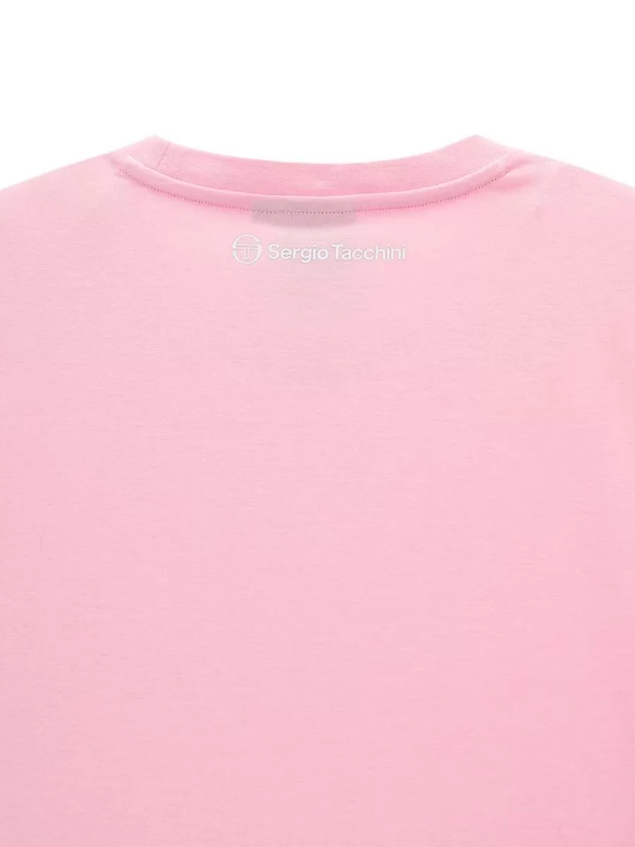 Sergio Tacchini Bimane MCH - Camiseta Deportiva en Rosa Suave, Diseño Moderno y Comodidad Superior