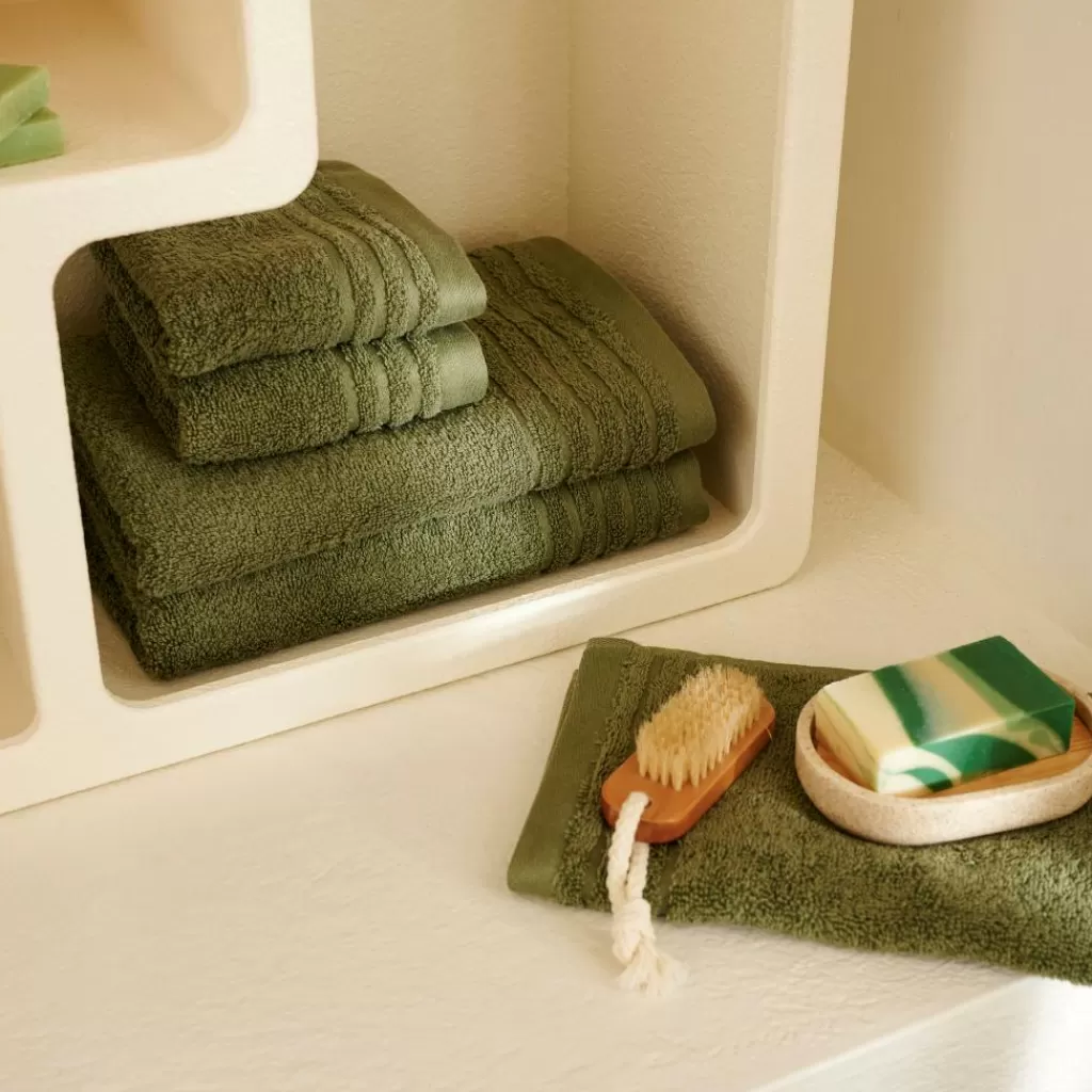 CASA BIO Toallas de Baño Ultra Suaves - Frescura Natural de Menta, Ecológicas y Absorbentes