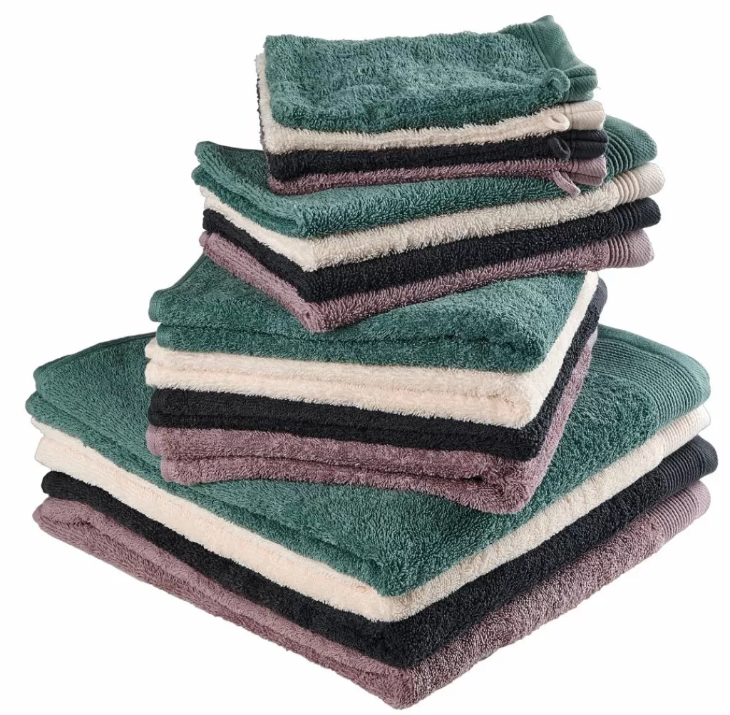 CASA BIO Toallas de Baño Ultra Suaves - Frescura Natural de Menta, Ecológicas y Absorbentes