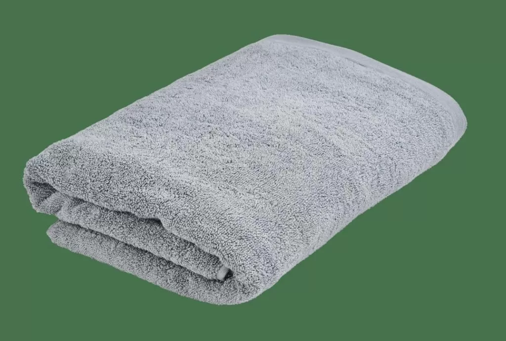 B-LUX Casa - Toalla de Baño Plata Brillante - Tela Suave Absorbente Premium