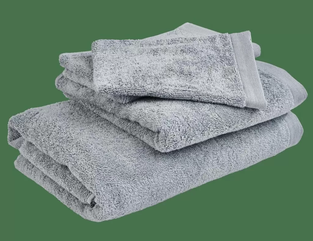 B-LUX Casa - Toalla de Baño Plata Brillante - Tela Suave Absorbente Premium