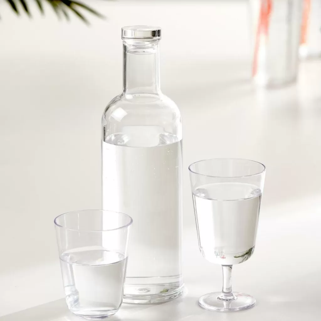 CASA BORA - Juego de 4 Copas de Vino Elegantes | Cristalina Transparencia con Diseño Minimalista para Degustación Premium