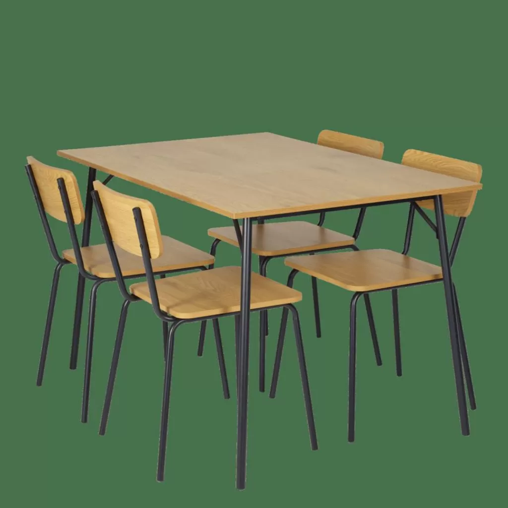 CASA BRODY - Sillas de Comedor Acogedoras con Diseño Rústico y Materiales Naturales