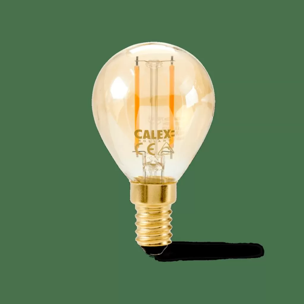 Bombilla LED E14 en Oro Brillante - Iluminación Elegante por CasaCalex