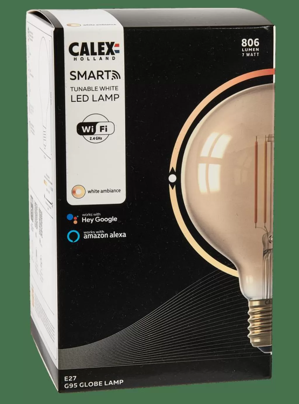 Bombilla LED Inteligente CASA CALEX - Base E27 con Temperatura Regulable (Luz Cálida a Fría) - Ahorro Energético + Control Remoto - Ideal para Hogar Moderno