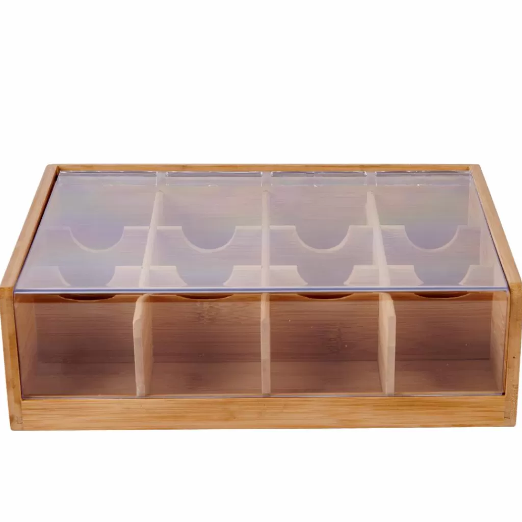 CASA CAMILLE - Juego de 6 Tazas para Té de 550ml, Vidrio Transparente - Vajilla Elegante para Infusiones