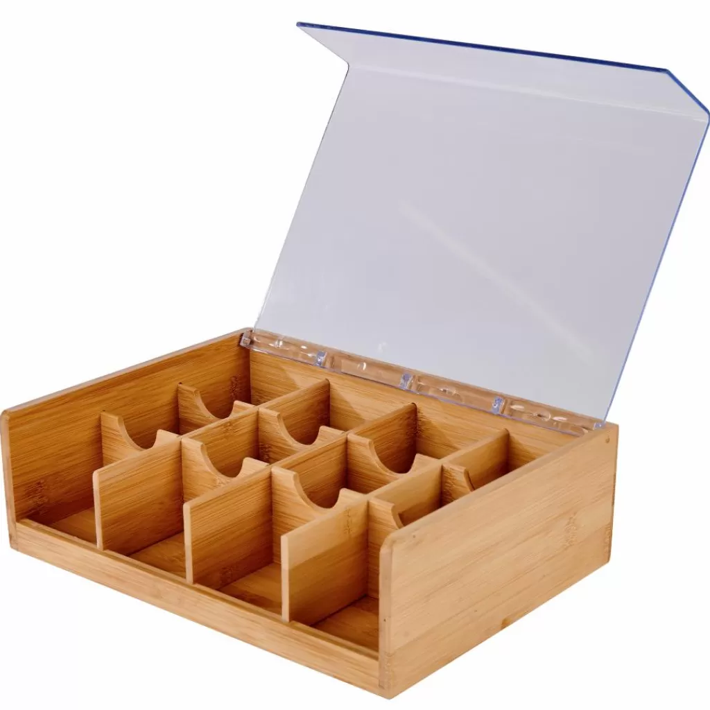 CASA CAMILLE - Juego de 6 Tazas para Té de 550ml, Vidrio Transparente - Vajilla Elegante para Infusiones