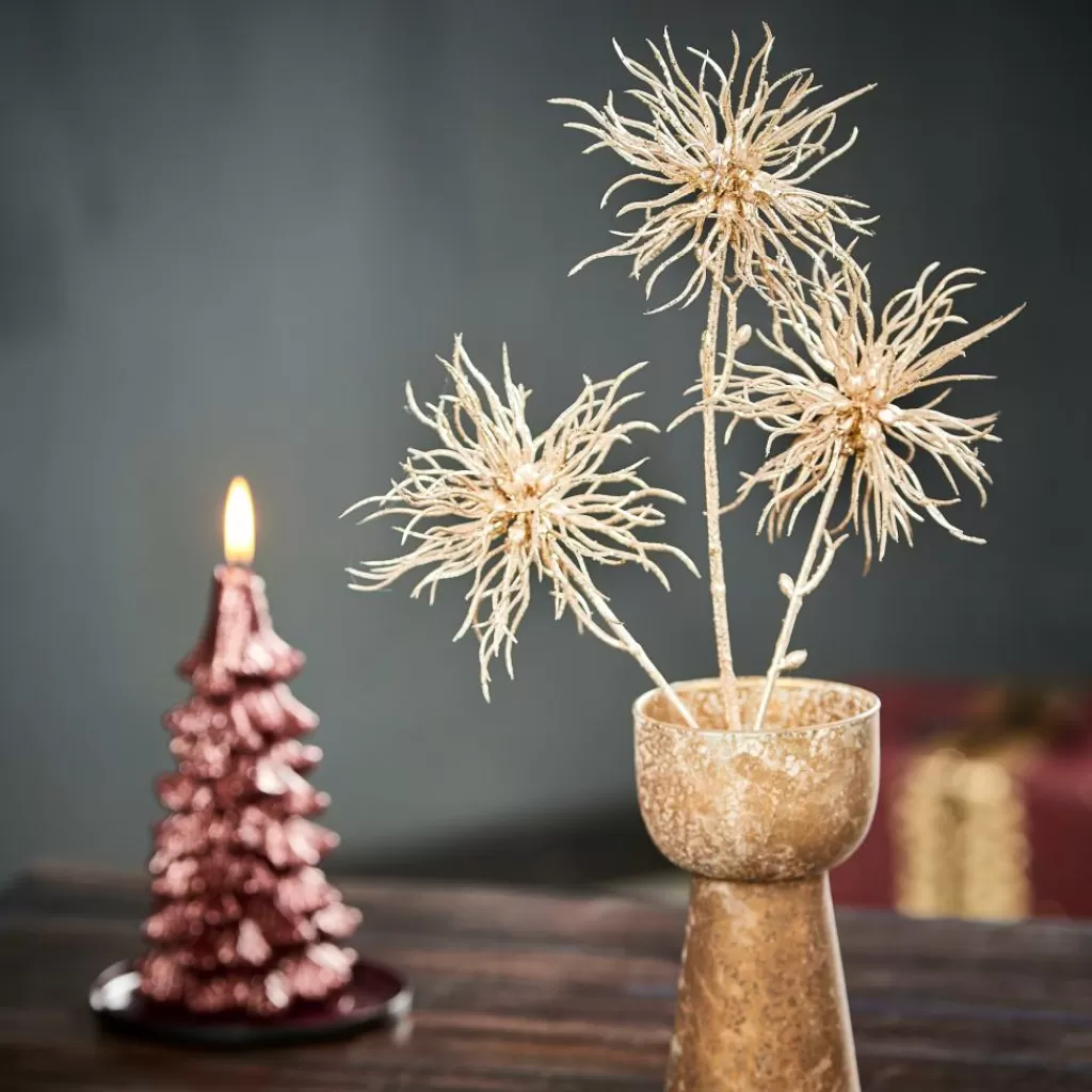 CASA COTTON - Juego de 3 Ramos de Algodón Decorativos en Blanco | Flores Artificiales con Estilo Natural para Hogar 

(：，，，)