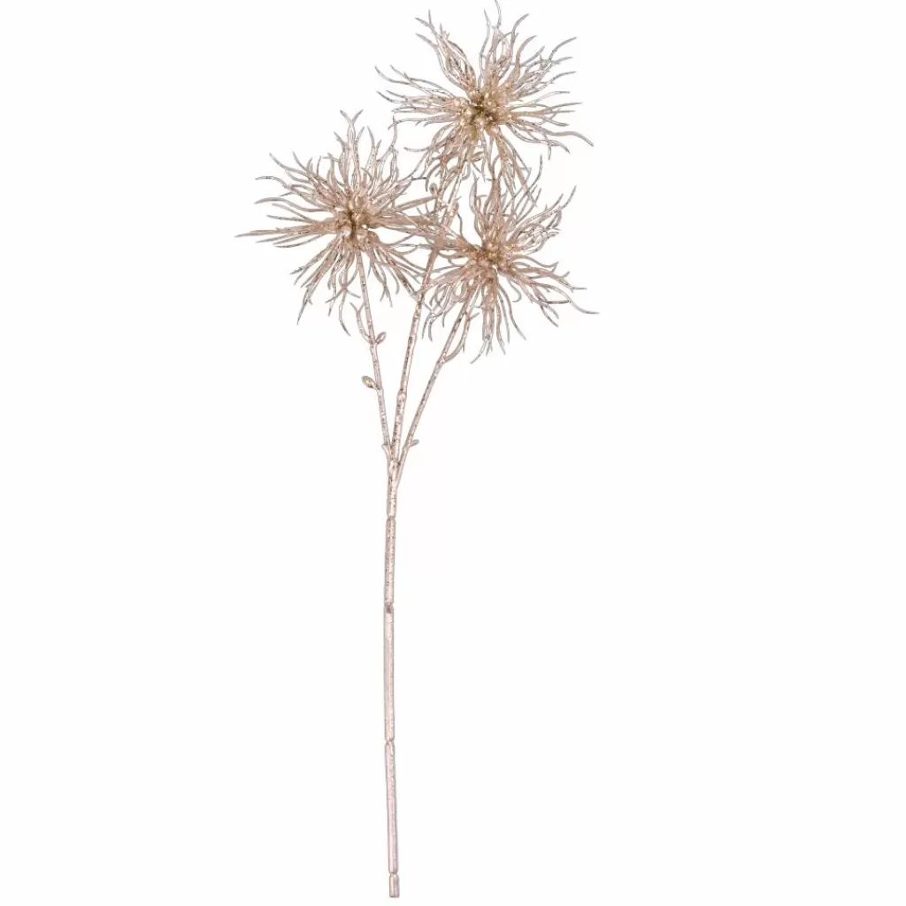CASA COTTON - Juego de 3 Ramos de Algodón Decorativos en Blanco | Flores Artificiales con Estilo Natural para Hogar 

(：，，，)