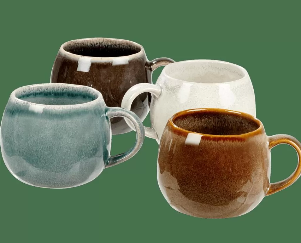 Taza Acogedora Casa 480ml - Diseño Cálido en Tono Café Terroso