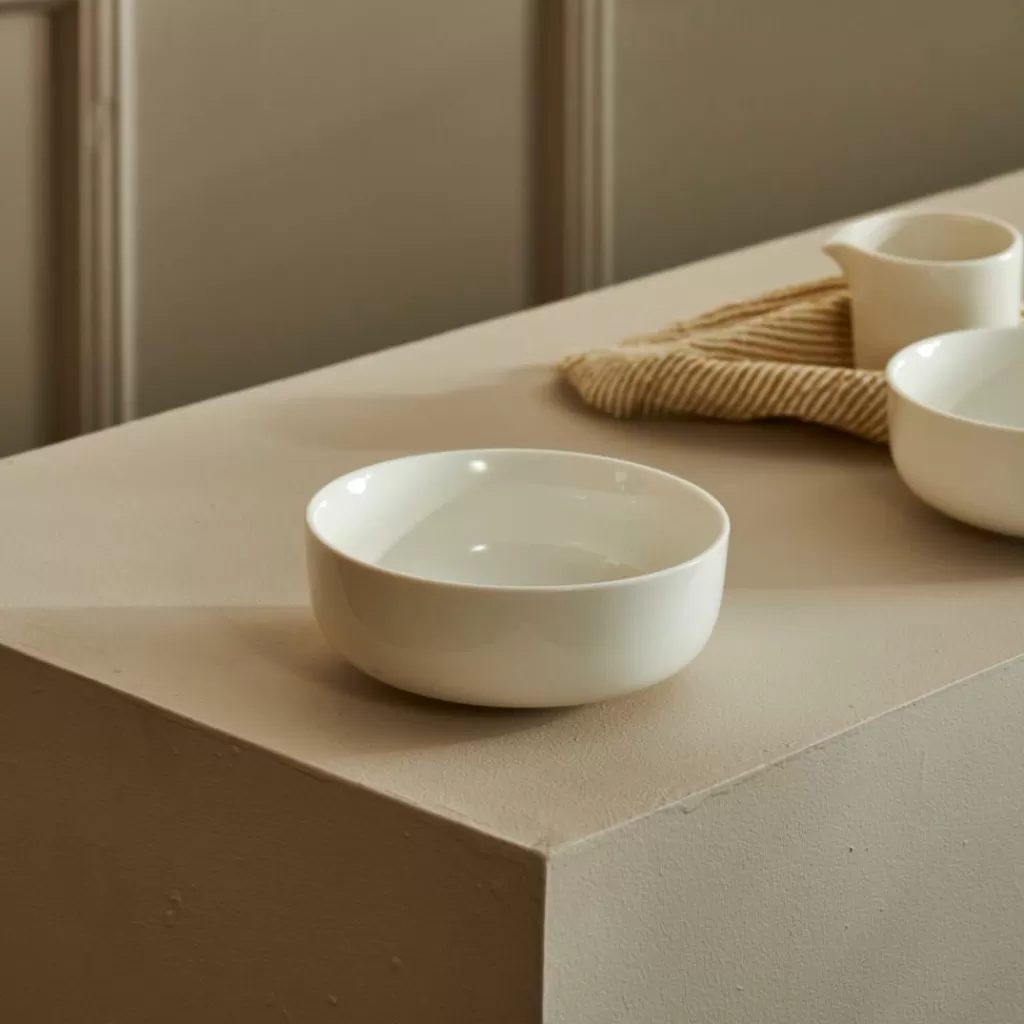 Vajilla Completa Plato Blanco para un Hogar Acogedor - Juego de Platos Cerámica Duradera 

(CASA COZY，，，，)