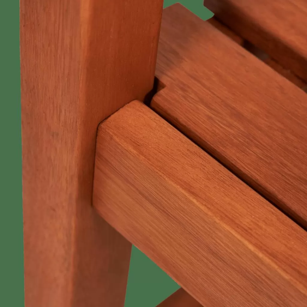 Banco de Jardín CROS Modelo W - 1.31 metros de largo con Respaldo Ergonómico y Estructura Resistente para Exteriores