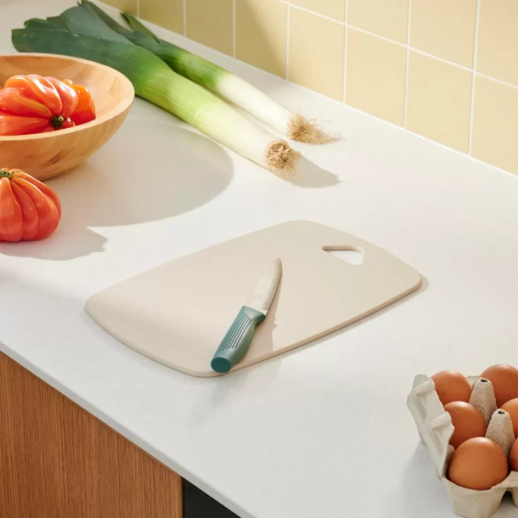 CASA CUISINO Juego de Tablas de Cortar Arena - Tableros Premium para Cocina con Acabado Natural