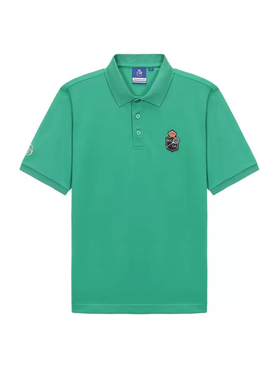 Polo Deportivo Sergio Tacchini Doble Match - Verde Bosque, Diseño Unisex para Tenis y Actividades al Aire Libre