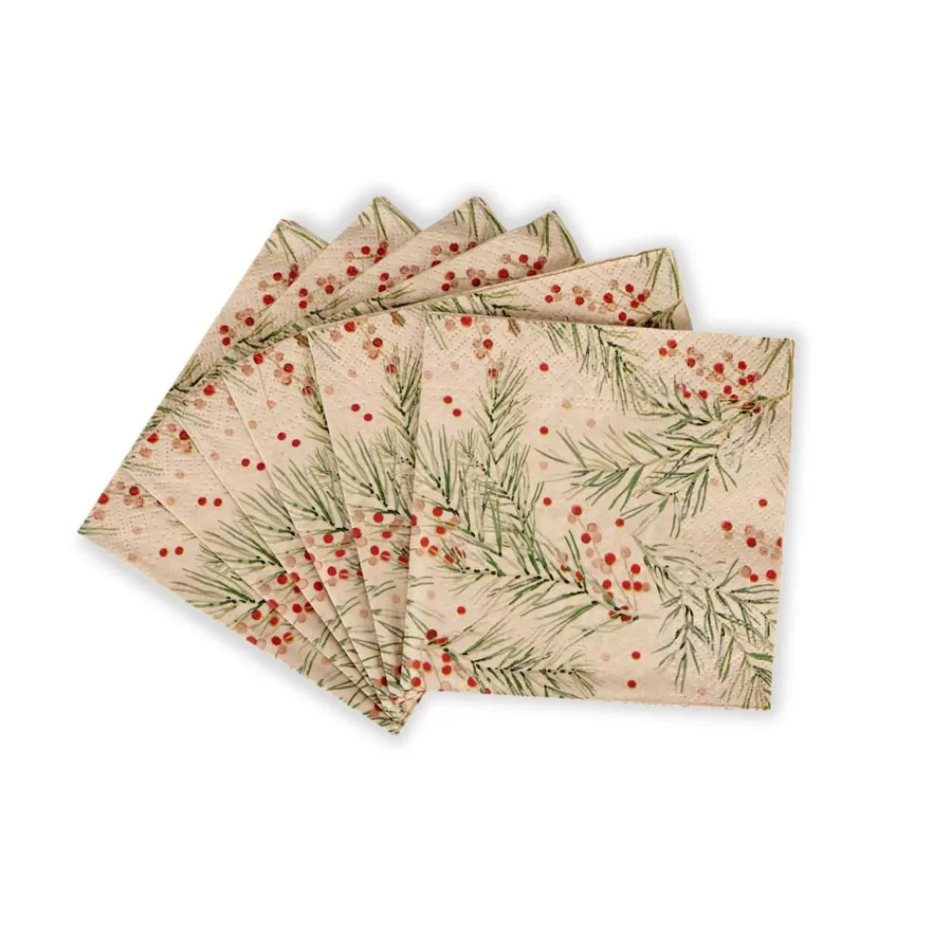 CASA ECO Holly - Juego de 20 Servilletas Ecológicas Reutilizables, Diseño Multicolor Vibrante para Tu Mesa (Estilo Moderno y Sostenible)