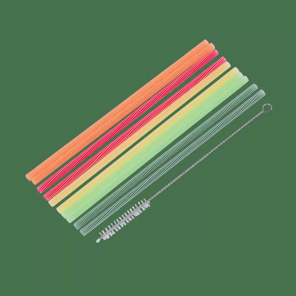 Juego Ecológico para Fiestas - 5 Cepillos Multicolor + Accesorios Cócteles ¡Ambienta Tus Bebidas! ✨

（：、、，，。✨，SEO。）