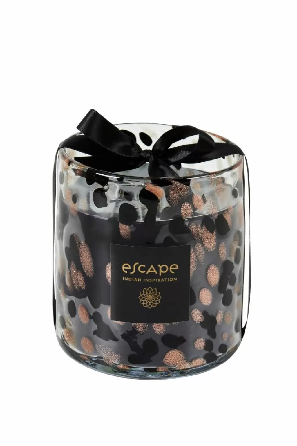 Velas Aromáticas Inspiración India - Esencias Cálidas en Recipiente Decorativo (Blanco, Beige y Multicolor) para Ambiente Acogedor | Colección CASA ESCAPE