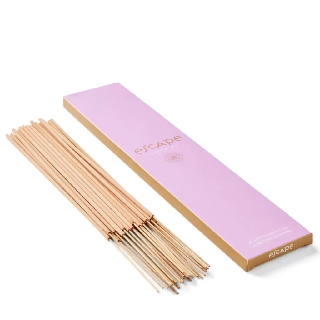 VELAS AROMÁTICAS CASA ESCAPE - Iris Púrpura en Jarrón Malva Claro | Esencia de Lujo, Gran Tamaño | Ambientador Natural con Aroma Relajante | Decoración Hogar Premium