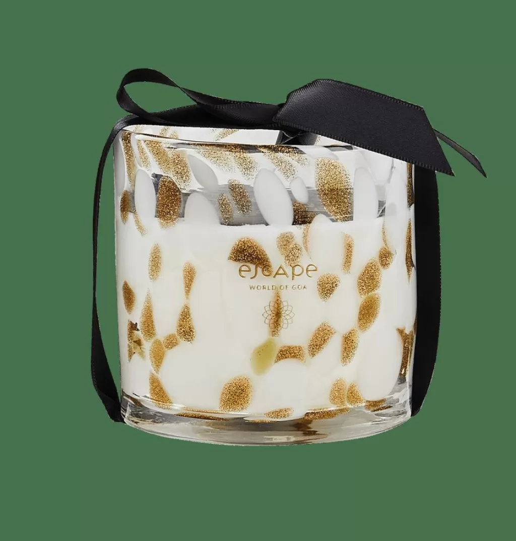 VELA AROMÁTICA DE DECORACIÓN - Ambientalizador Natural en Frasco Artesanal | Presentación en Blanco Nácar, Oro Antiguo y Degradé Mágico | Aromas Relajantes para Hogar-SPA | Ideal para Regalos de Bienestar y Decor Boho-Chic