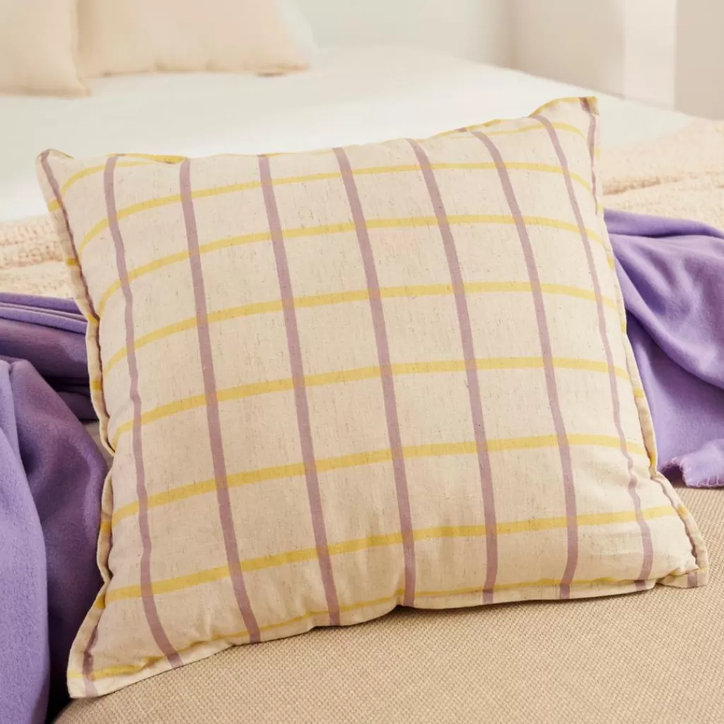 Almohadón Multicolor para Sofá - Cojín Decorativo con Diseño Moderno Casa Flax