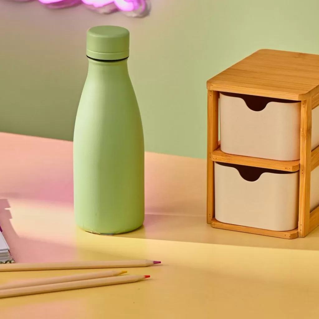 Termo Reutilizable CASA FRESHMOOD 350ml - Diseño Espuma Marina, Ideal para Bebidas Frías o Calientes