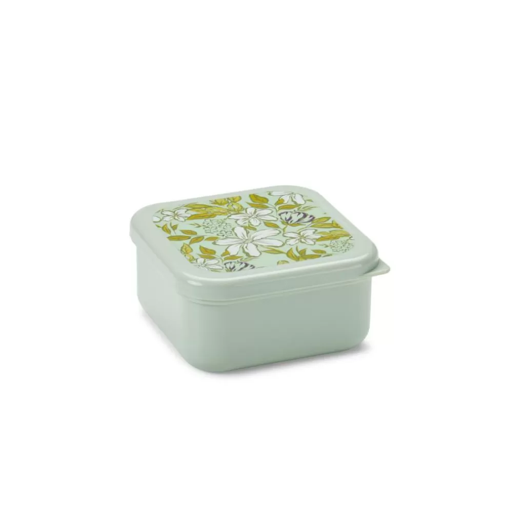 CASA FRESHMOOD: Juego de 3 Recipientes para Snacks con Diseño Loulou - En Tonos Verdes Refrescantes, Perfectos para Conservar Alimentos