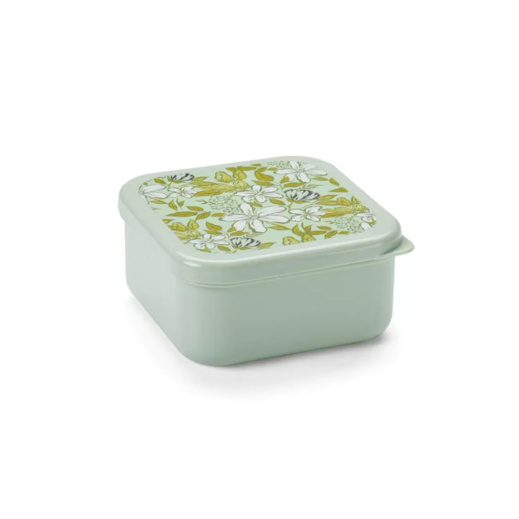 CASA FRESHMOOD: Juego de 3 Recipientes para Snacks con Diseño Loulou - En Tonos Verdes Refrescantes, Perfectos para Conservar Alimentos