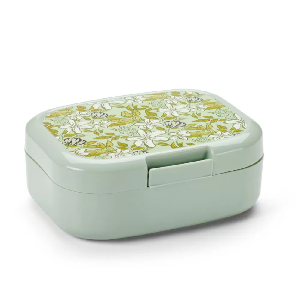 CASA FRESHMOOD Tazón Sopera Reutilizable 470ml Verde Olivo - Recipiente Comidas con Tapa Ajustable