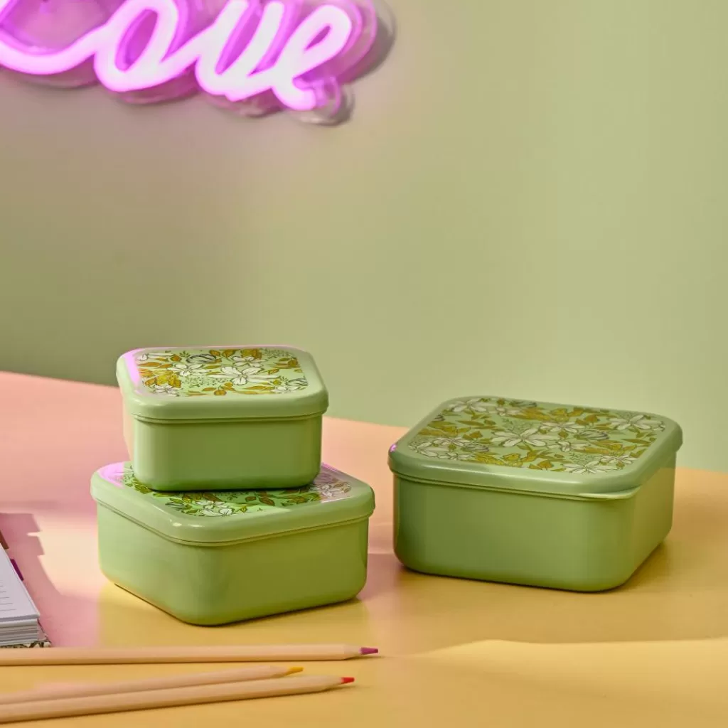 CASA FRESHMOOD Tazón Sopera Reutilizable 470ml Verde Olivo - Recipiente Comidas con Tapa Ajustable