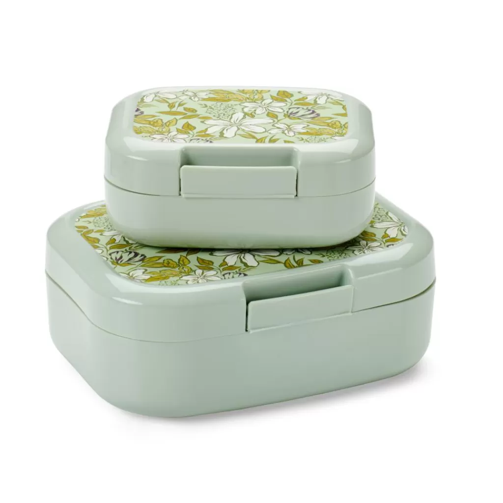 CASA FRESHMOOD Tazón Sopera Reutilizable 470ml Verde Olivo - Recipiente Comidas con Tapa Ajustable