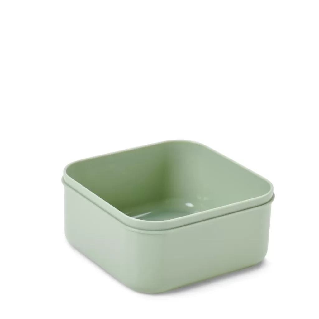 CASA FRESHMOOD Tazón Sopera Reutilizable 470ml Verde Olivo - Recipiente Comidas con Tapa Ajustable