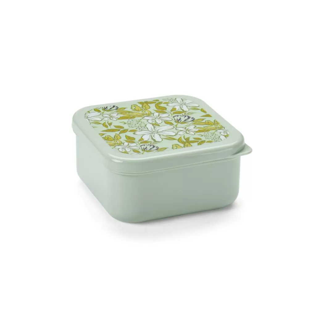 CASA FRESHMOOD Tazón Sopera Reutilizable 470ml Verde Olivo - Recipiente Comidas con Tapa Ajustable