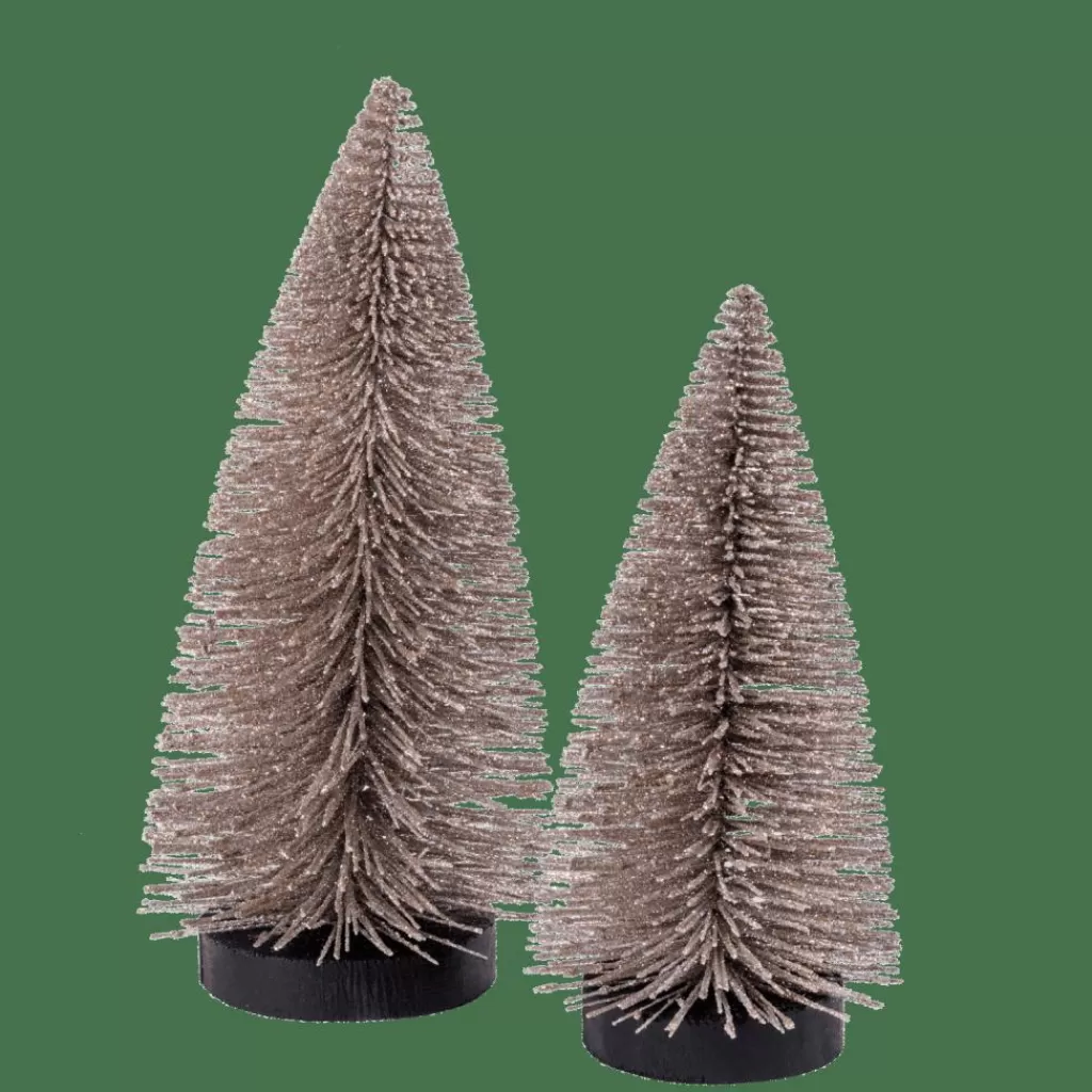 Árbol Brillante CASA GOLD - Decoración Dorada para Hogar con Figuras Elegantes