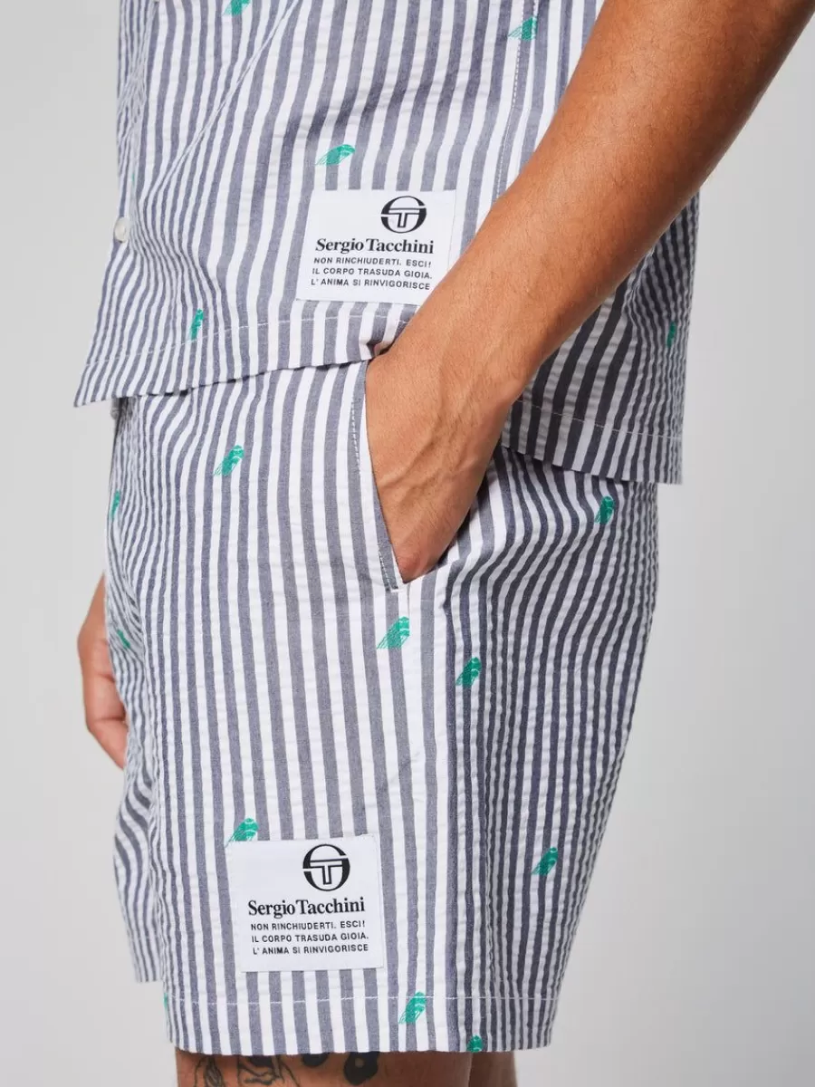 Sergio Tacchini - Campara Casual Granda en Azul Marino, Conjunto Urbano de Diseño Moderno