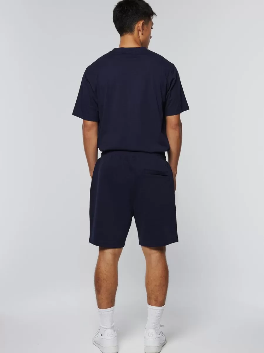 Sergio Tacchini - Pantalón Corto Heritage de la Colección Clásica en Azul Marino con Detalle de Logo Icónico