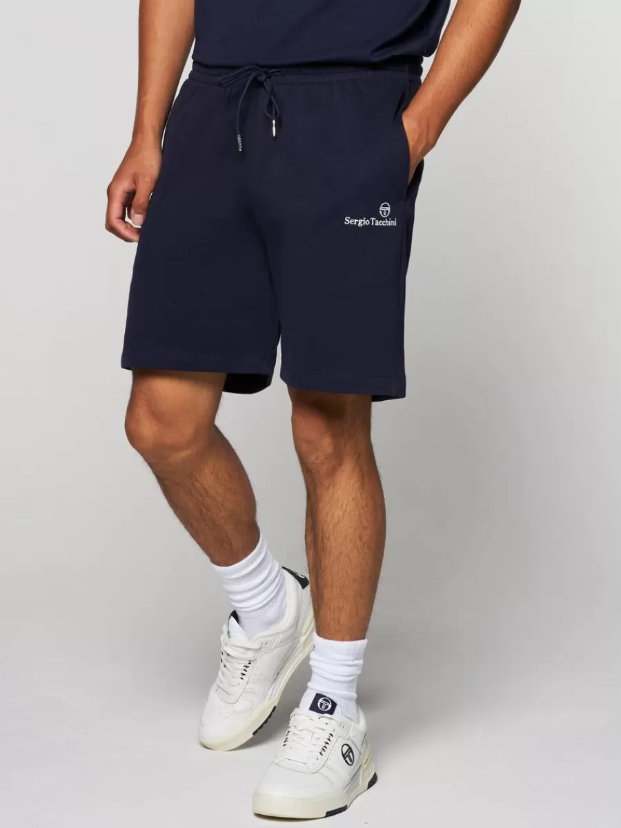 Sergio Tacchini - Pantalones Cortos Heritage Azul Marino para Estilo Casual