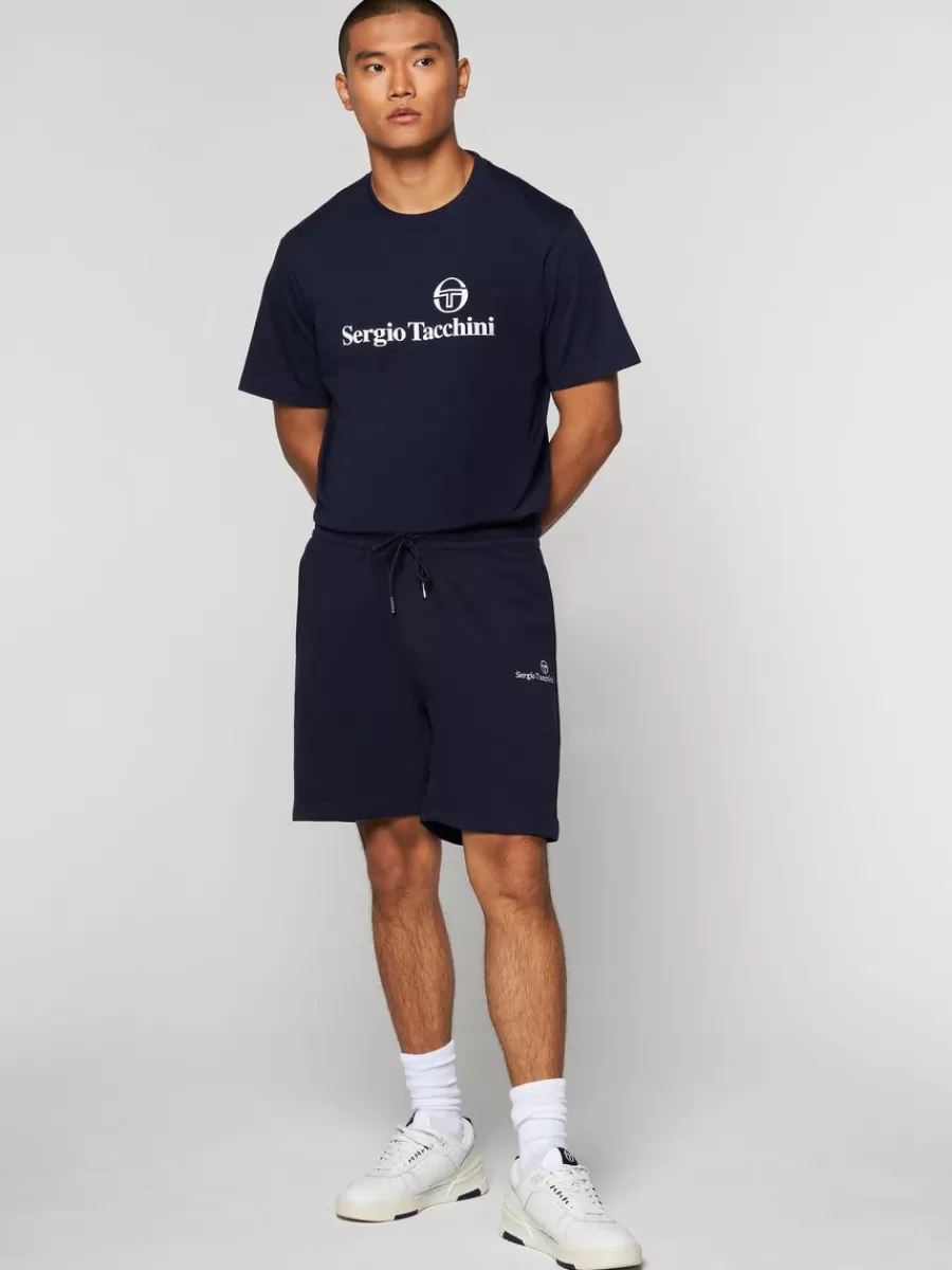 Sergio Tacchini - Pantalones Cortos Heritage Azul Marino para Estilo Casual